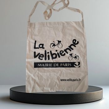 Sac en tissus "La velibienne" NEUF 🛍