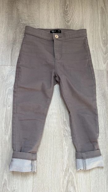 Pantalon gris 4-5 ans fille