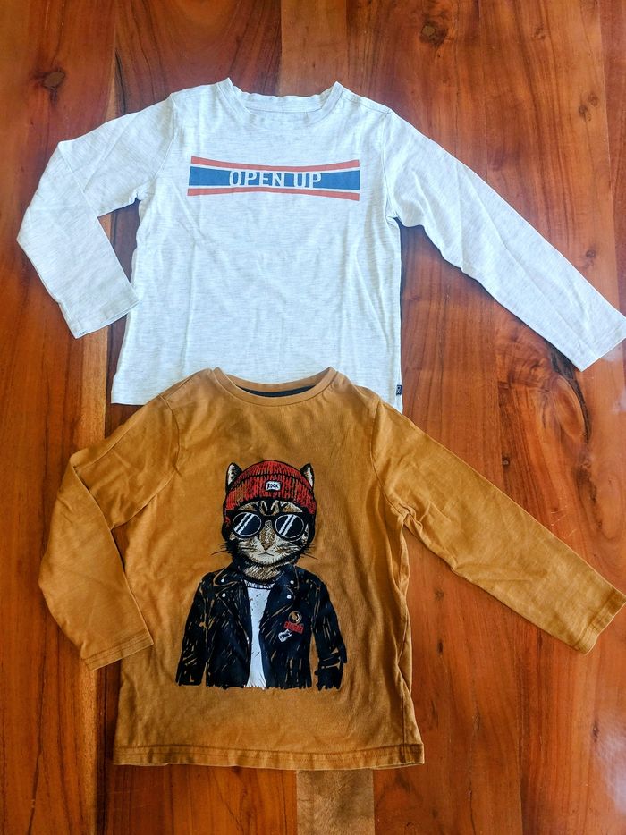Lot de t-shirts manches longues et chemises - photo numéro 3