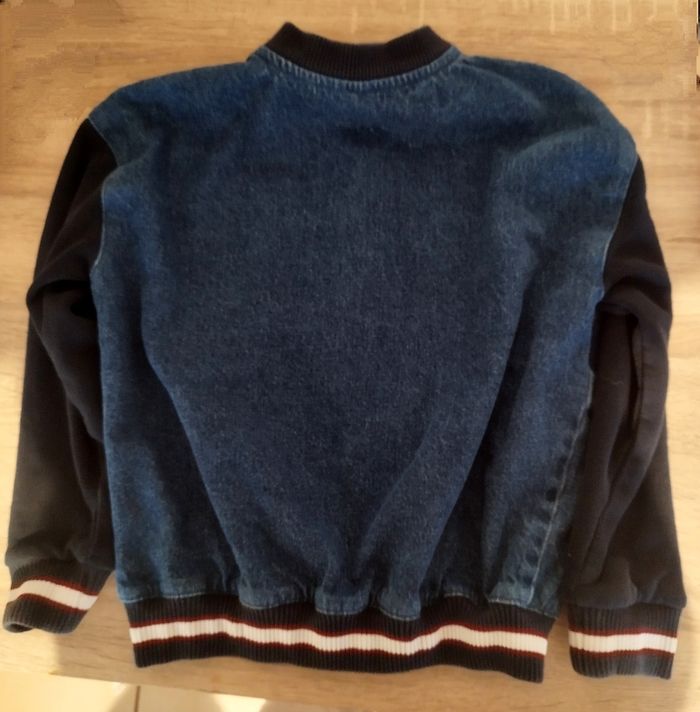Blouson en jean Tape à l'oeil style bombers T 10 ans/140cm - photo numéro 4