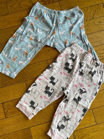 Lot 2 bas pyjamas - 2 ans