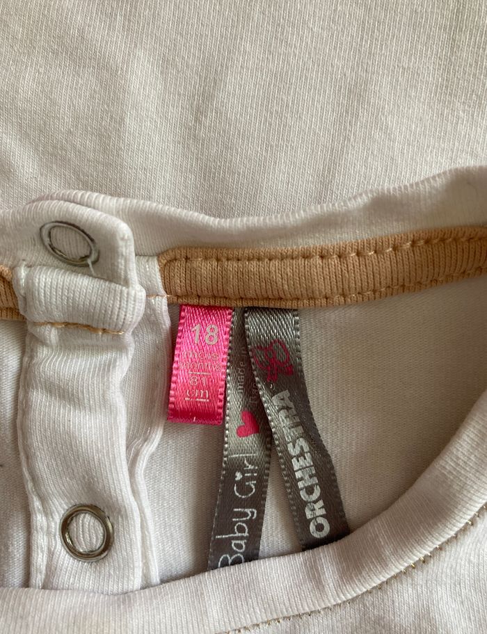 T-shirt manches longues imprimé taille 18 mois - photo numéro 4