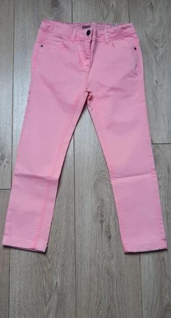 Pantacourt tape à l'oeil rose fluo 12 ans état neuf