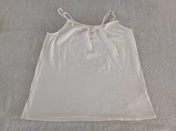 Débardeur blanc Tape à l'Œil 12 ans (réf perso G-O34)(familleac72)