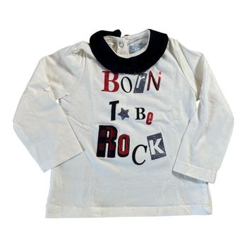 Mes Petits Cailloux T-shirt Rock blanc Taille 18 mois