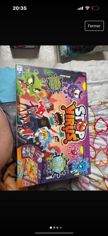 À vendre, jeux de société, stop virus