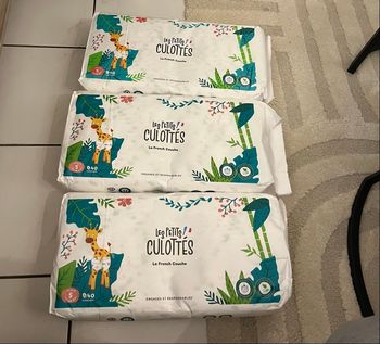 Les petits culottés : lot de 3 paquets taille 5