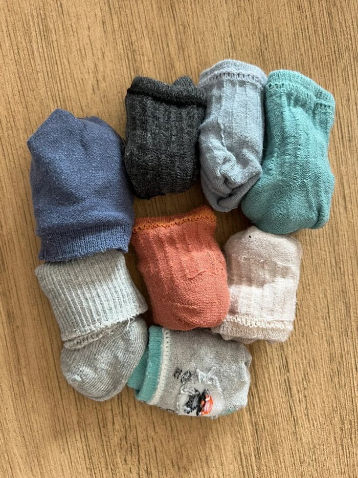 Lot paires de chaussettes taille 15-16