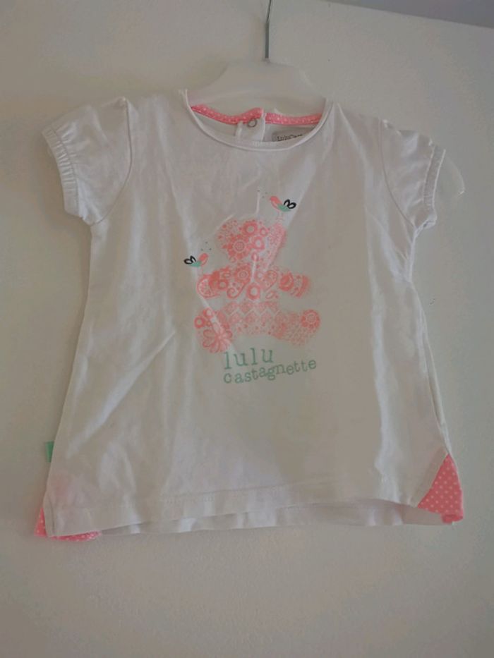Tee shirt lulu castagnette 18 mois