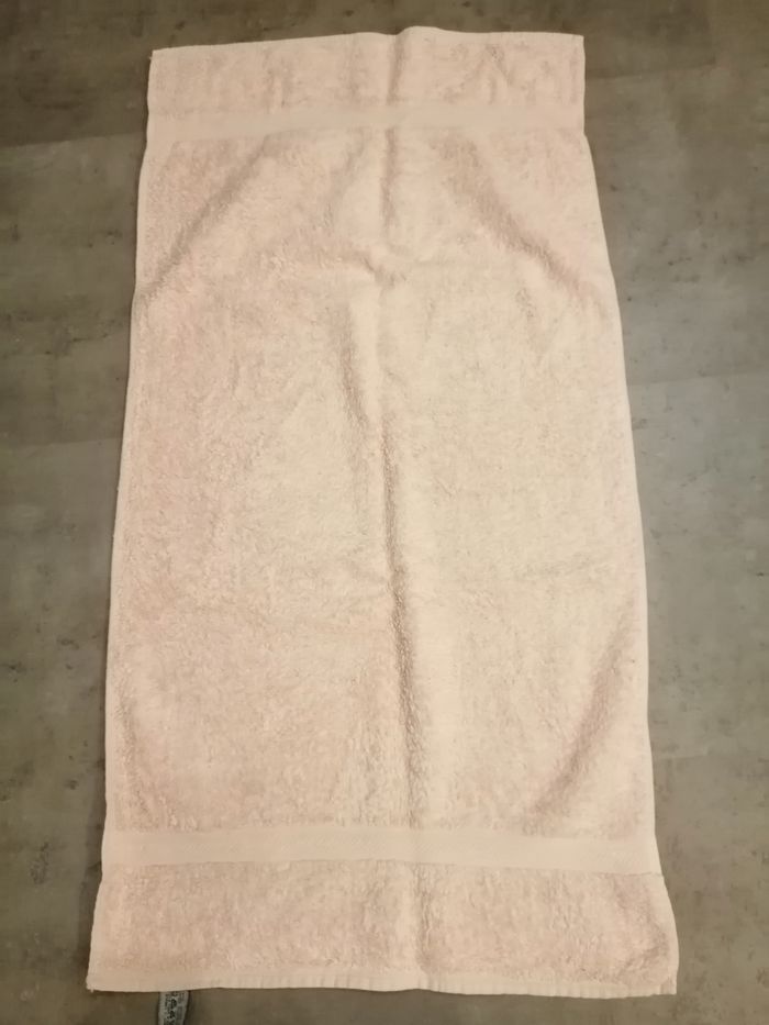 serviette saumon 45 x 90 cm