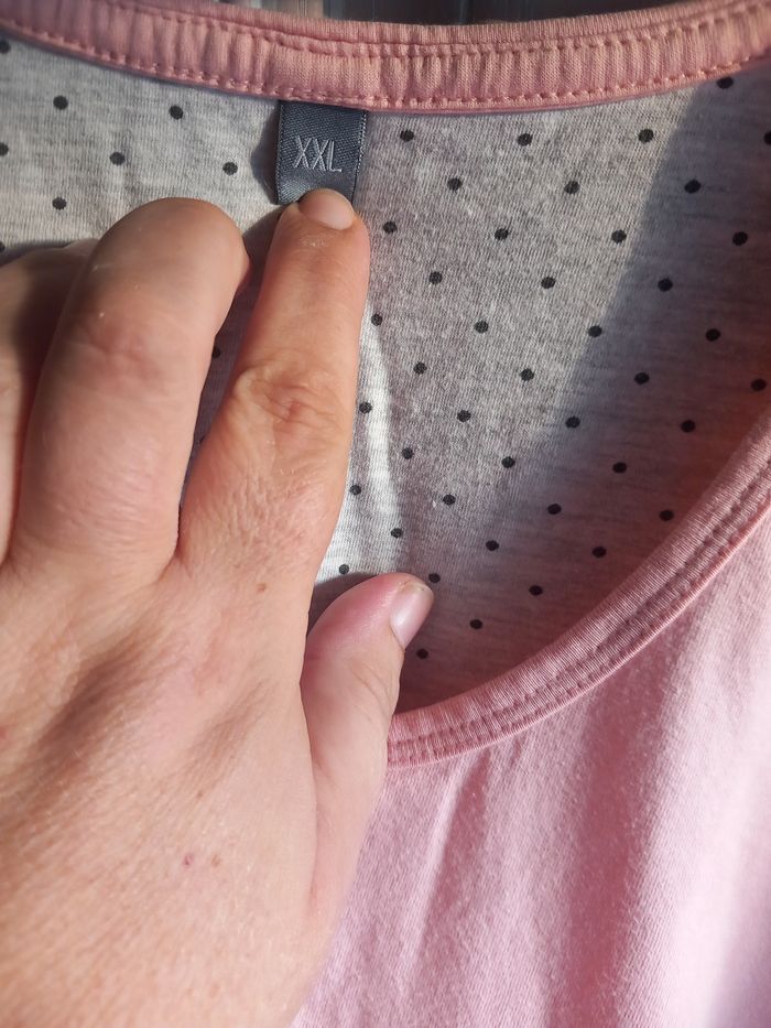Tee-shirt rose taille XXL Zeeman - photo numéro 4