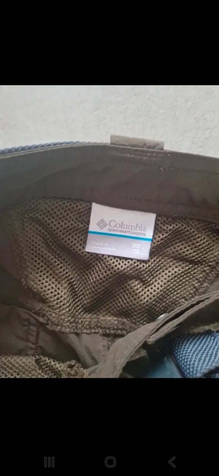 Short /pantacourt  cargo kaki Colombia vintage xxl - photo numéro 4