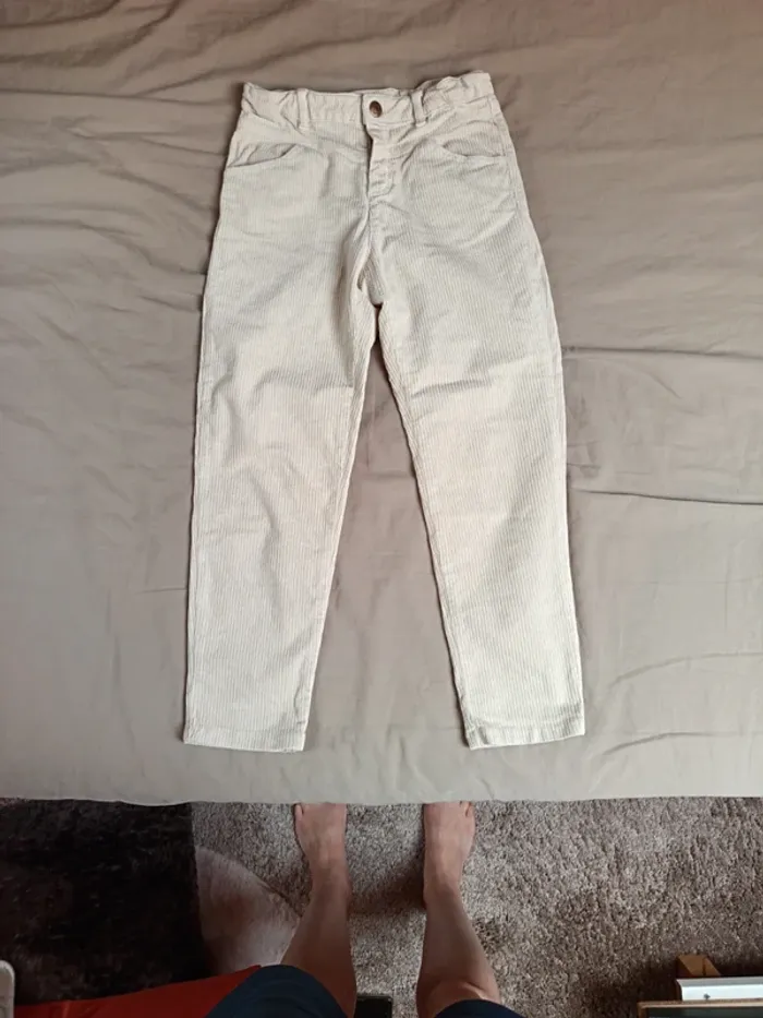 Pantalon velours fille IKKS taille 8 ans