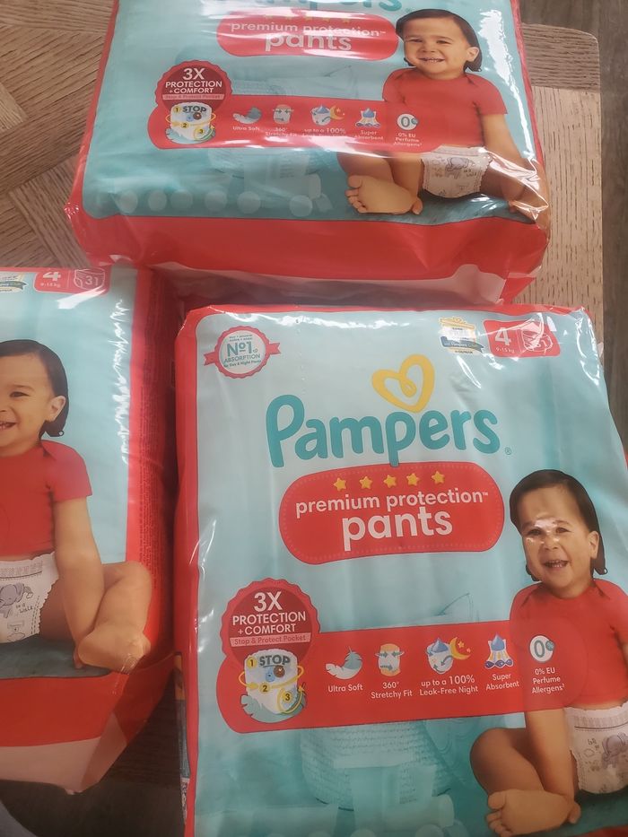 Lot de 3 paquets de couches culottes pampers premium protection taille 4 à 35€ avec le code
PALMIER30
Le lot passe à 24,50€