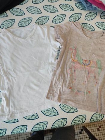 Lot de 2 t-shirt fille 4 ans