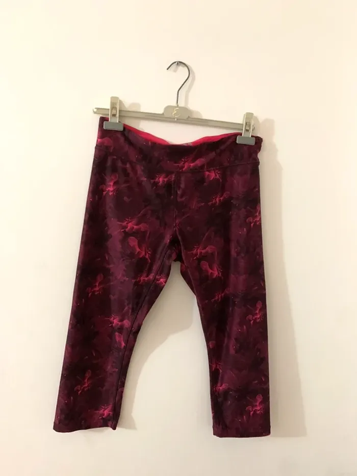 Legging sport violet & rose – Athletic Works – Taille M