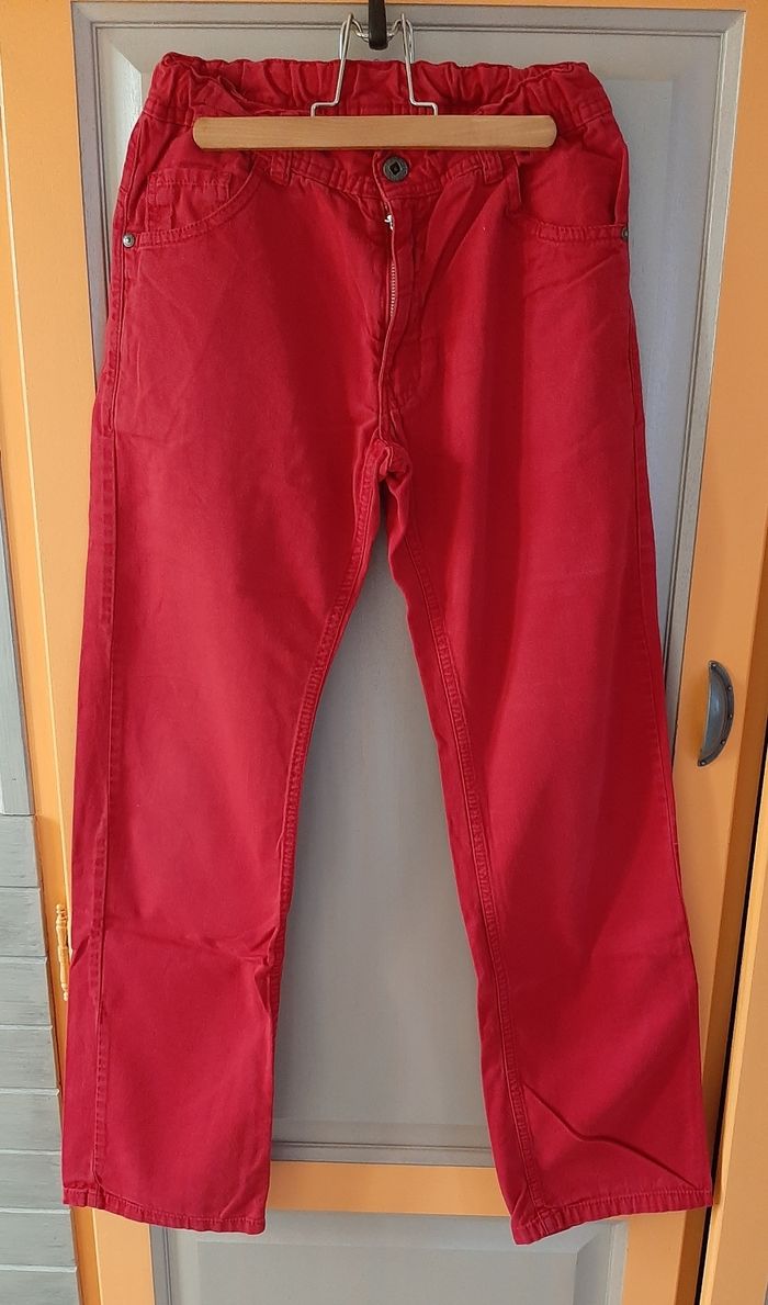 Jeans rouge 14 ans