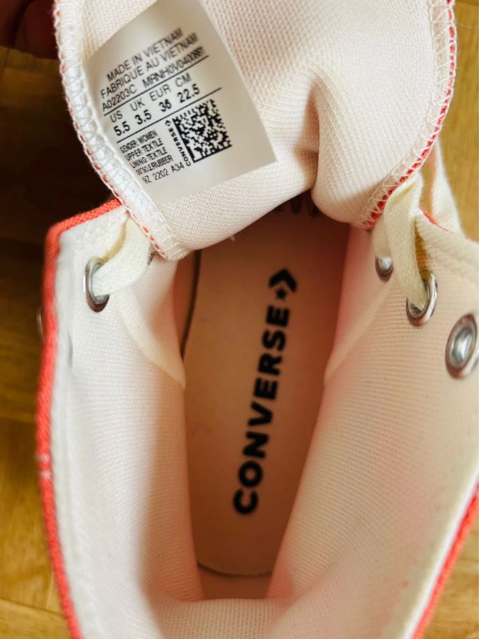 🧡🌿Converse Chuck Taylor All Star Floral embroidery summer édition🌿🌸 - photo numéro 14