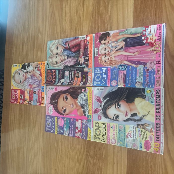 # lot 5 magazines top model - photo numéro 5