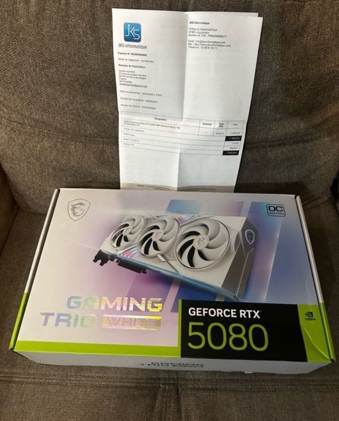 Rtx 5080 gaming trio white