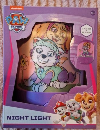 Veilleuse Paw patrol fille