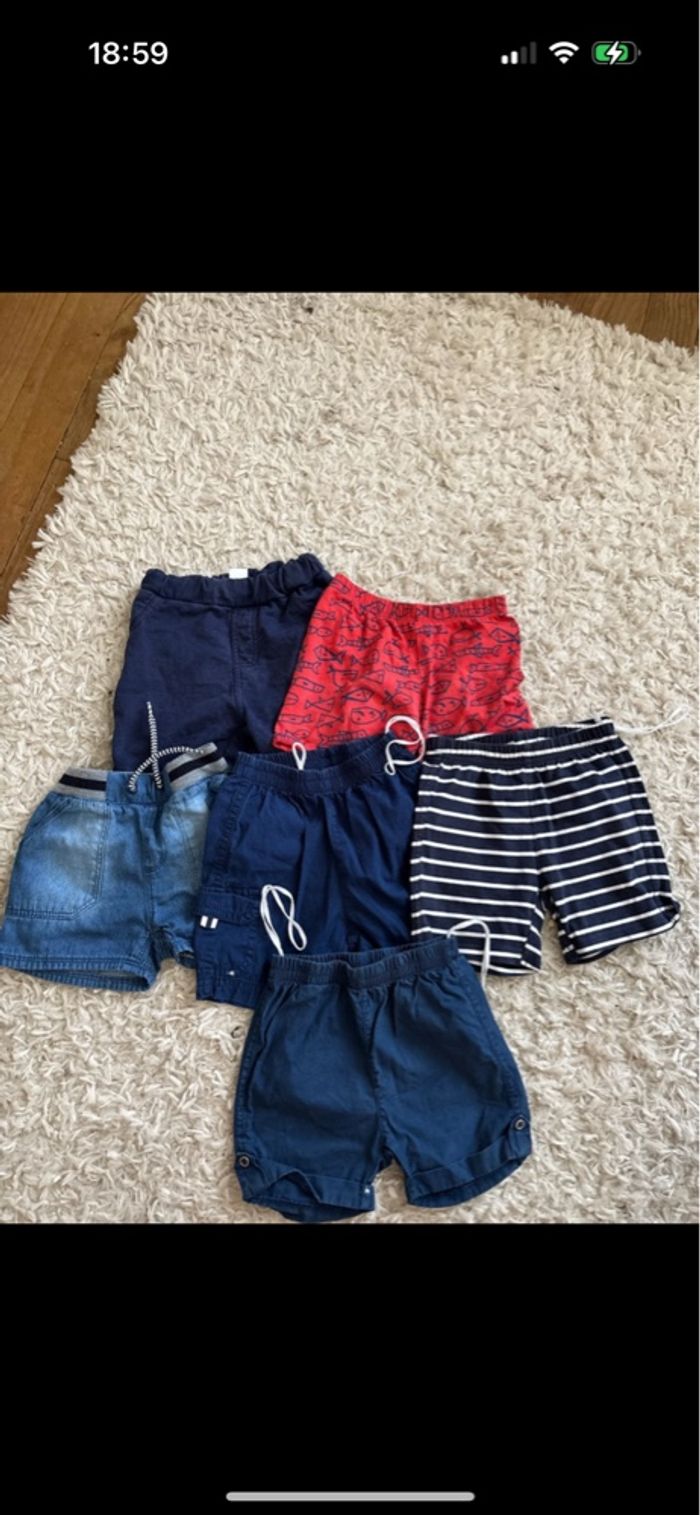 Lot de  shorts bébé garçon
