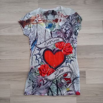 T-shirt femme à motifs imprimés Walk and Talk taille S