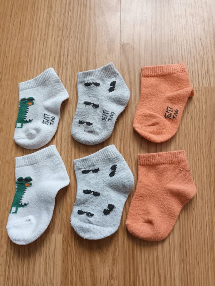 Lot de  3 paires de chaussettes 15-17 tape a l oeil