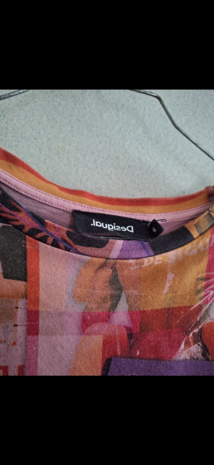 Tee-shirt Desigual,  taille M - photo numéro 3