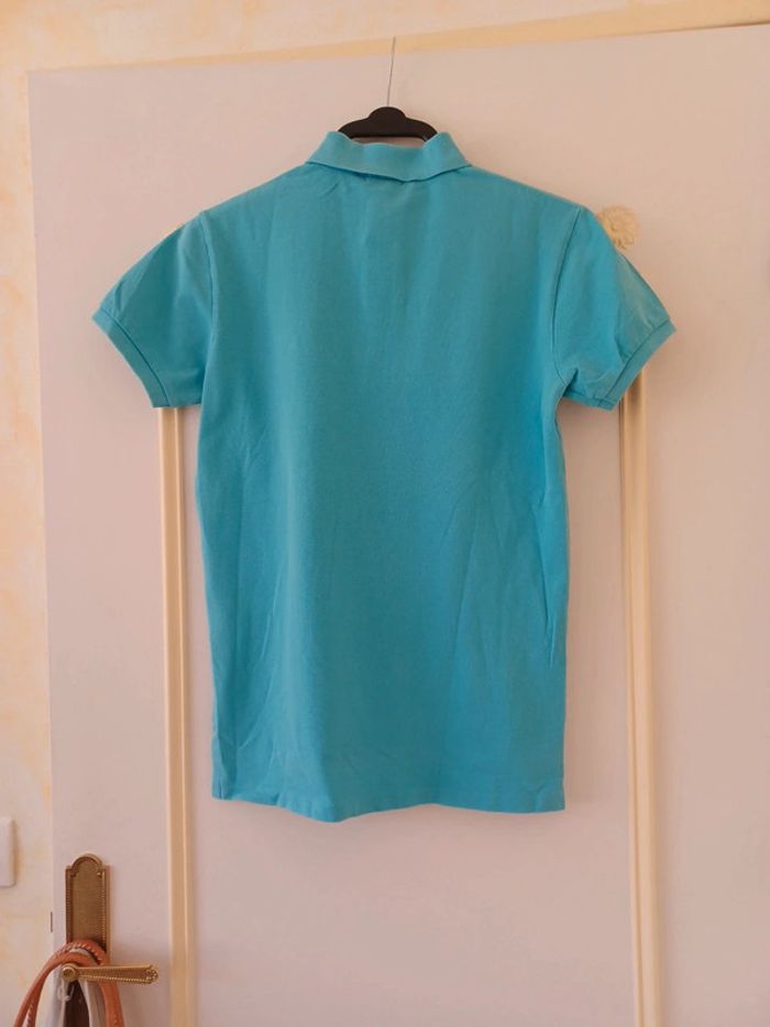 Polo Ralph Lauren bleu turquoise taille S - photo numéro 3