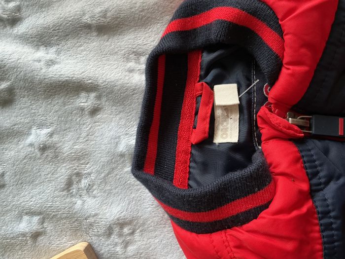 doudoune sans manches rouge et marine avec poches 4 ans orchestra - photo numéro 5