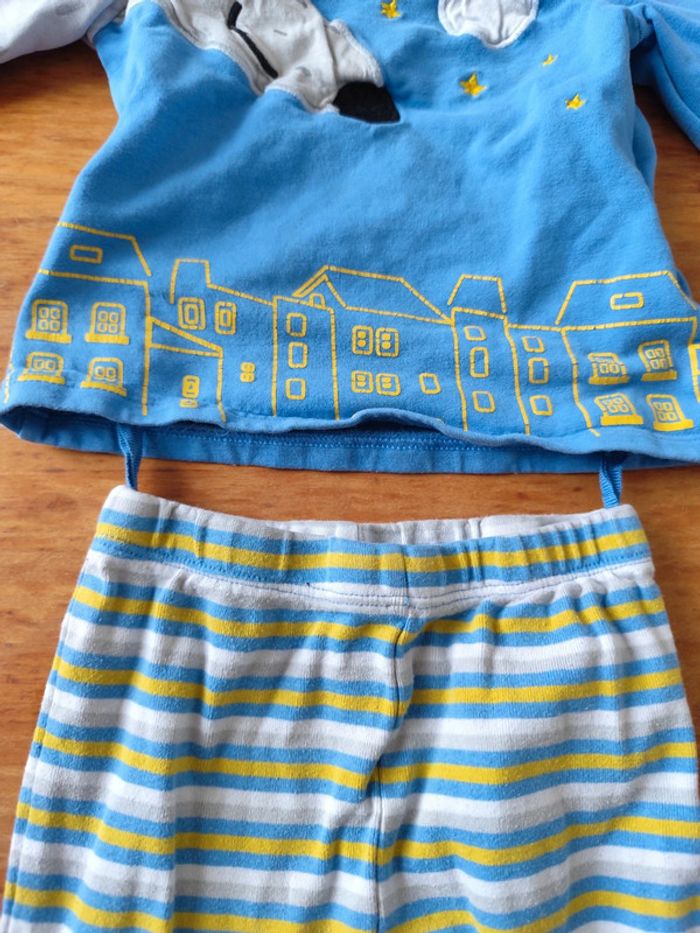 Pijama 2 pièces taille 24mois DPAM - photo numéro 6