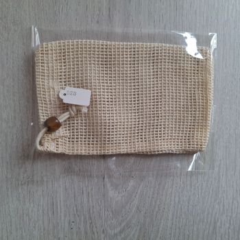 Filet coton pour savon solide – effet éponge exfoliante - Neuf