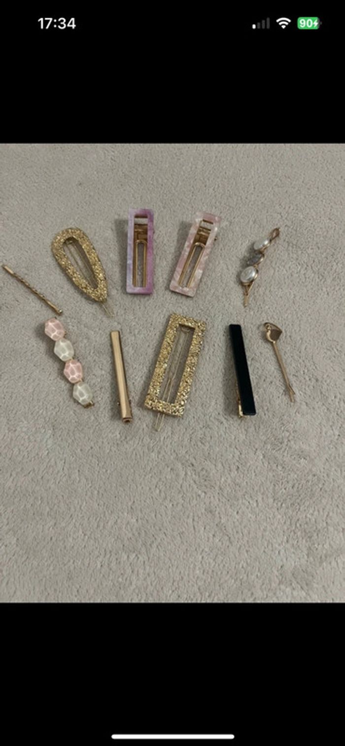 Lot de 10 barrettes