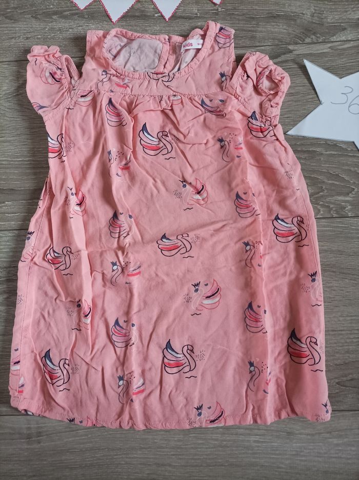 Robe Gémo 3 ans flamand rose