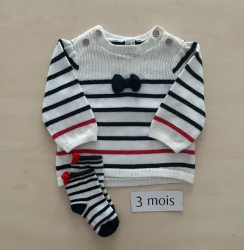Pull orchestra fille 3 mois 60 cm