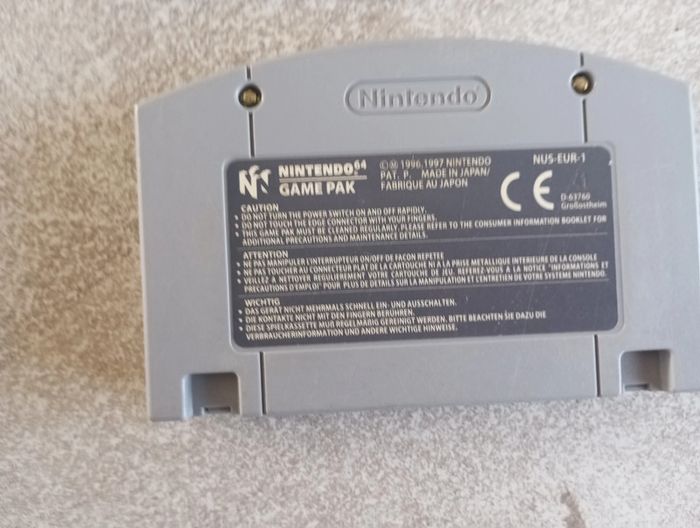 Jeu vidéo nintendo 64 - F1 world grand prix - photo numéro 2