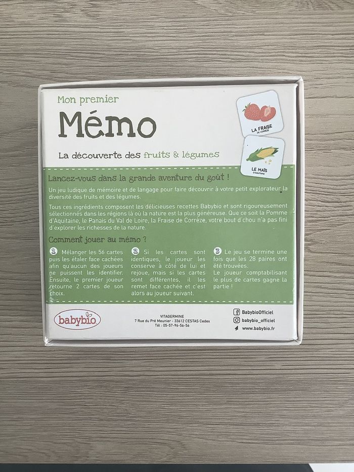 Jeu mon premier mémo - photo numéro 2