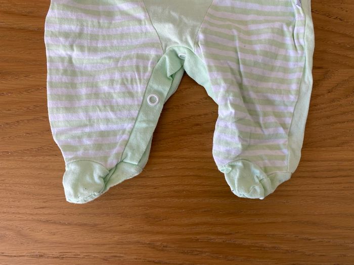 Ciliegina Pyjama / Grenouillère vert clair Taille Naissance - photo numéro 3