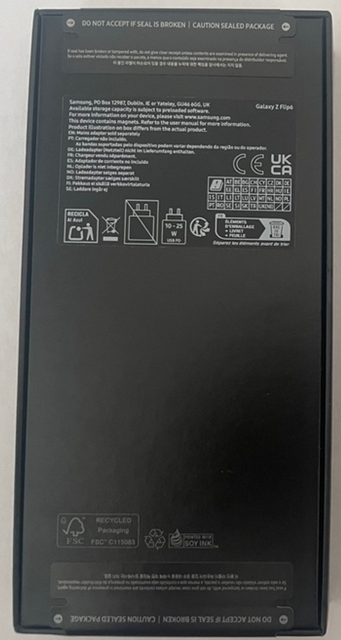 Samsung Galaxy Z Flip6 Crafted Black 256GB - Jamais Ouvert - Garantie (07/2026) - Négociable - photo numéro 2