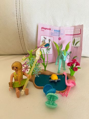 Playmobil réf 5352 Fée Été avec son sceptre et son poulain