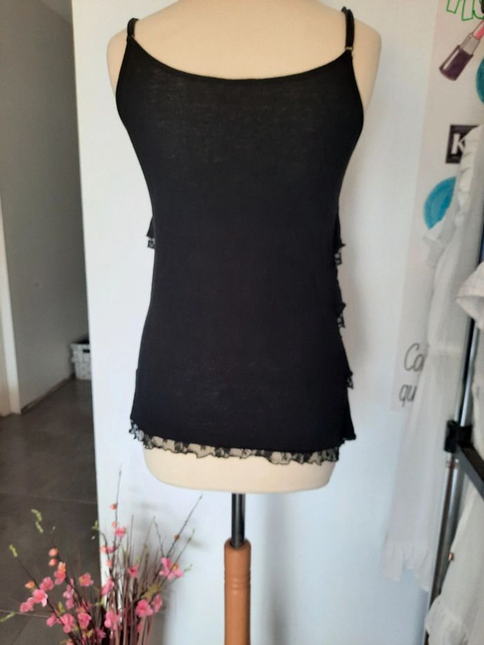 Dressing vintage débardeur femme 38 noir DDP #lora11vintage - photo numéro 4