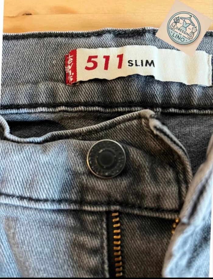 Levi’s 511 Slim Gris Délavé W33 L32 - État nickel ! - photo numéro 5