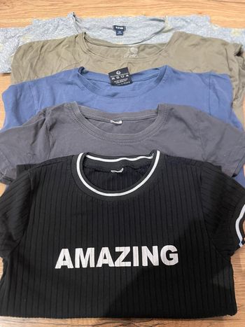 Lot de cinq tee shirts