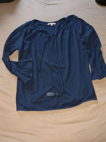 Blouse bleu