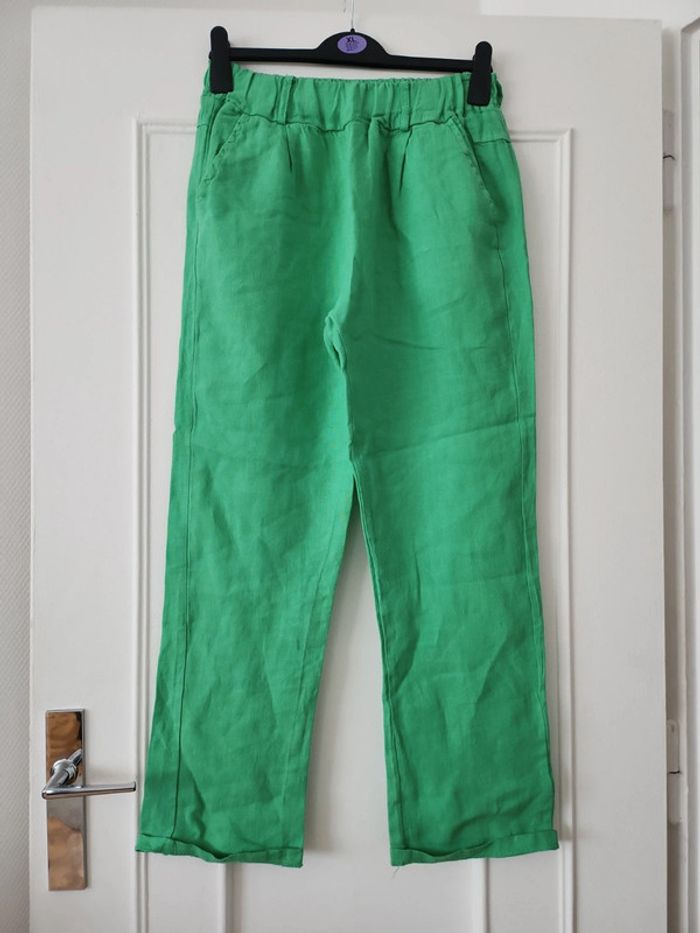 Pantalon lin