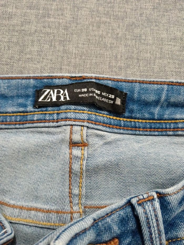 C63 jeans bleu Zara 38 - photo numéro 3
