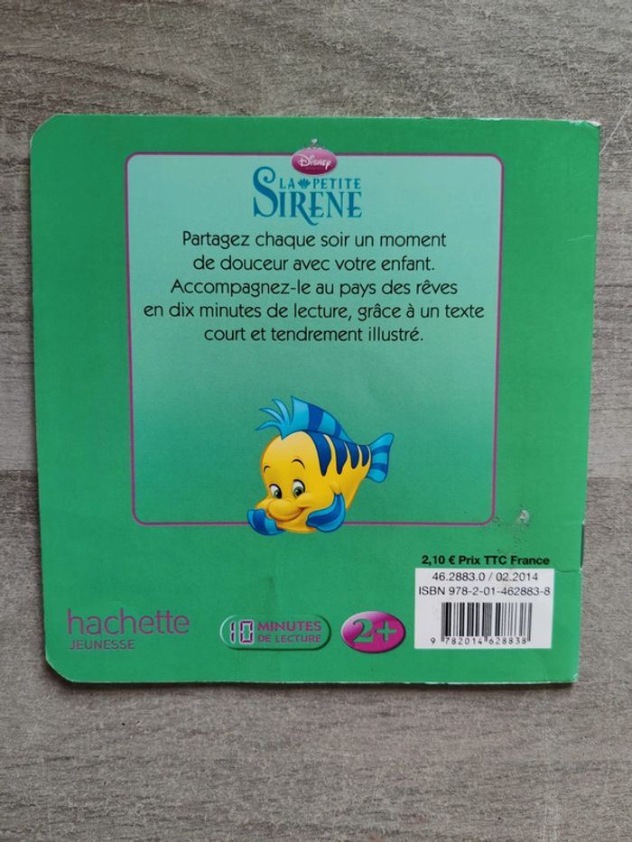 Livre mon histoire du soir la petite sirène Disney - photo numéro 2