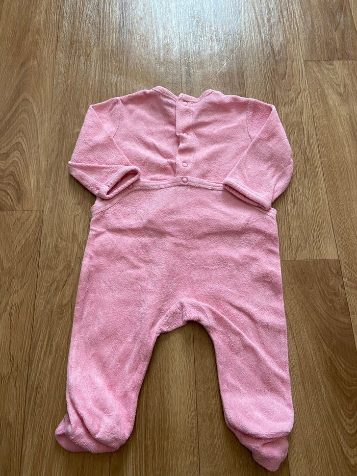 Lot de 2 pyjamas roses velours 3M - photo numéro 5