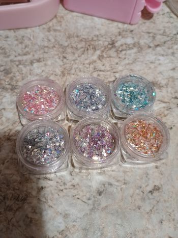 Lot de paillettes pour les ongles